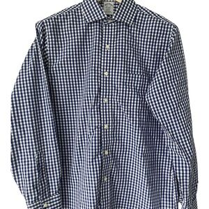 Men's Brooks Brothers Blue Checkered Shirt